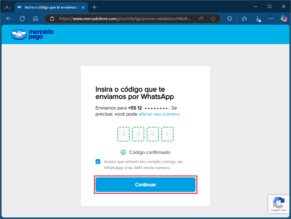 Código_WhatsApp_Mercado Pago | Datacaixa