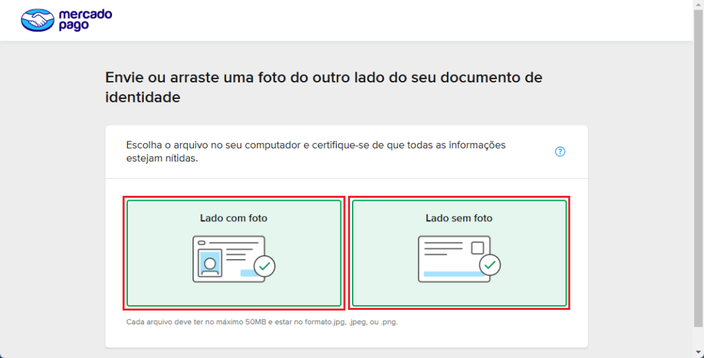 Envie uma foto_Mercado_Pago | Datacaixa