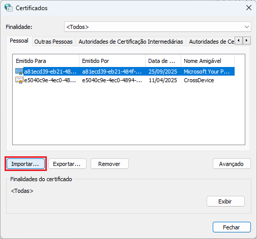 Importar_Certificado_Digital | Datacaixa