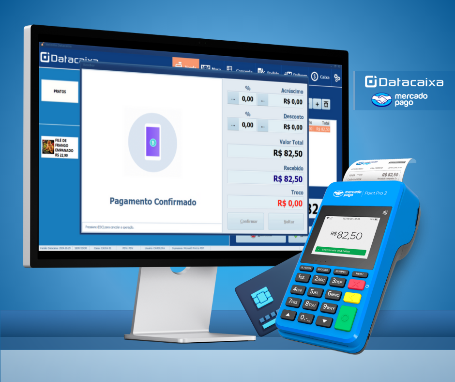 Mercado_Pago_Datacaixa_POS_PDV | Datacaixa Maquininha POS do Mercado Pago