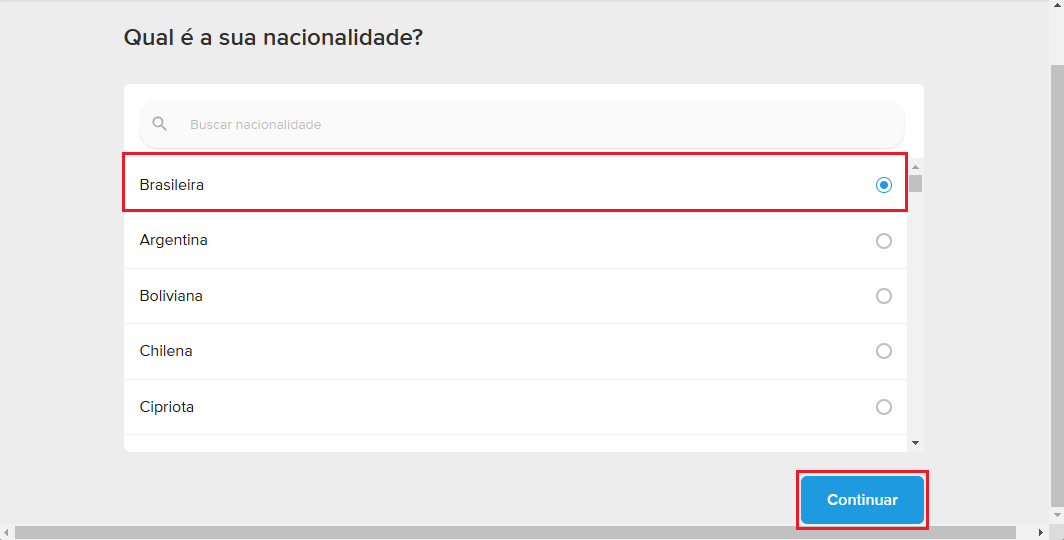 Qual a sua Nacionalidade_Mercado Pago | Datacaixa