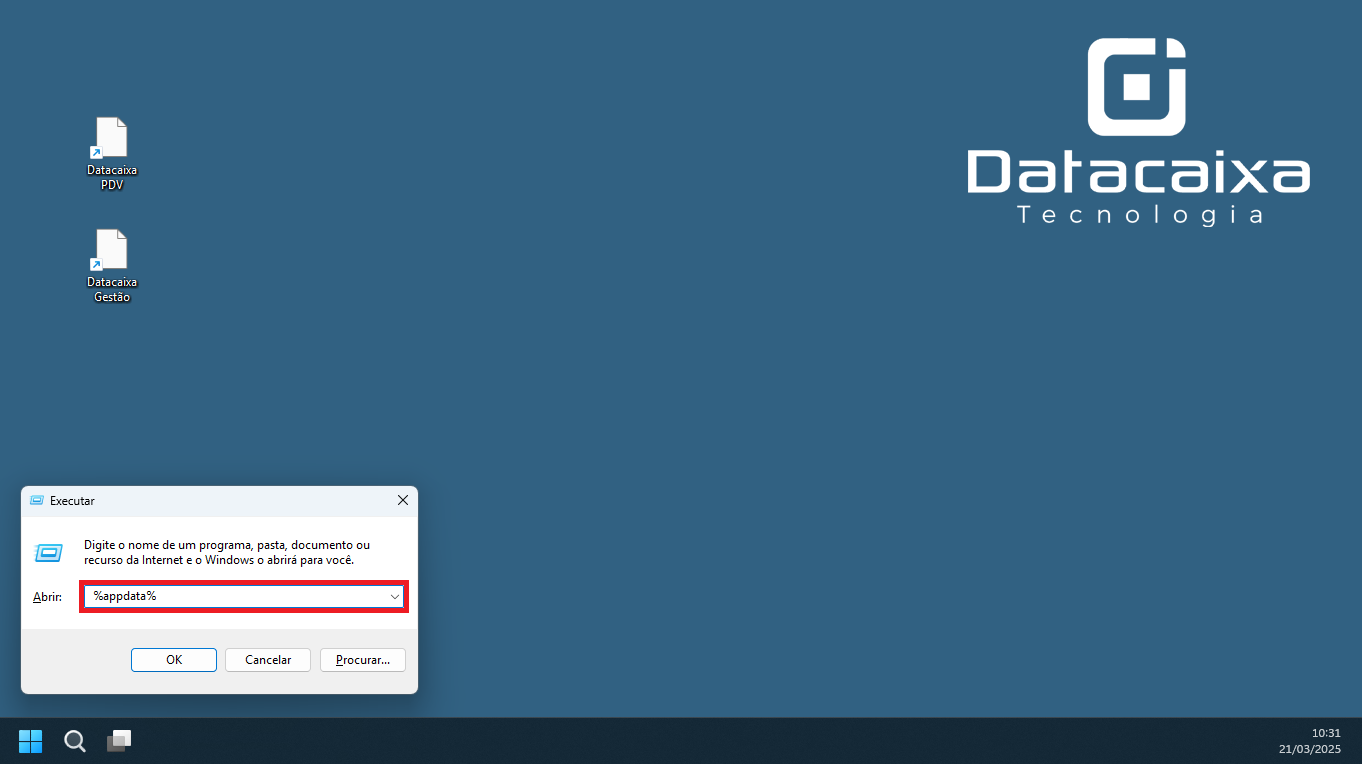 appdata_Windows+R | Datacaixa