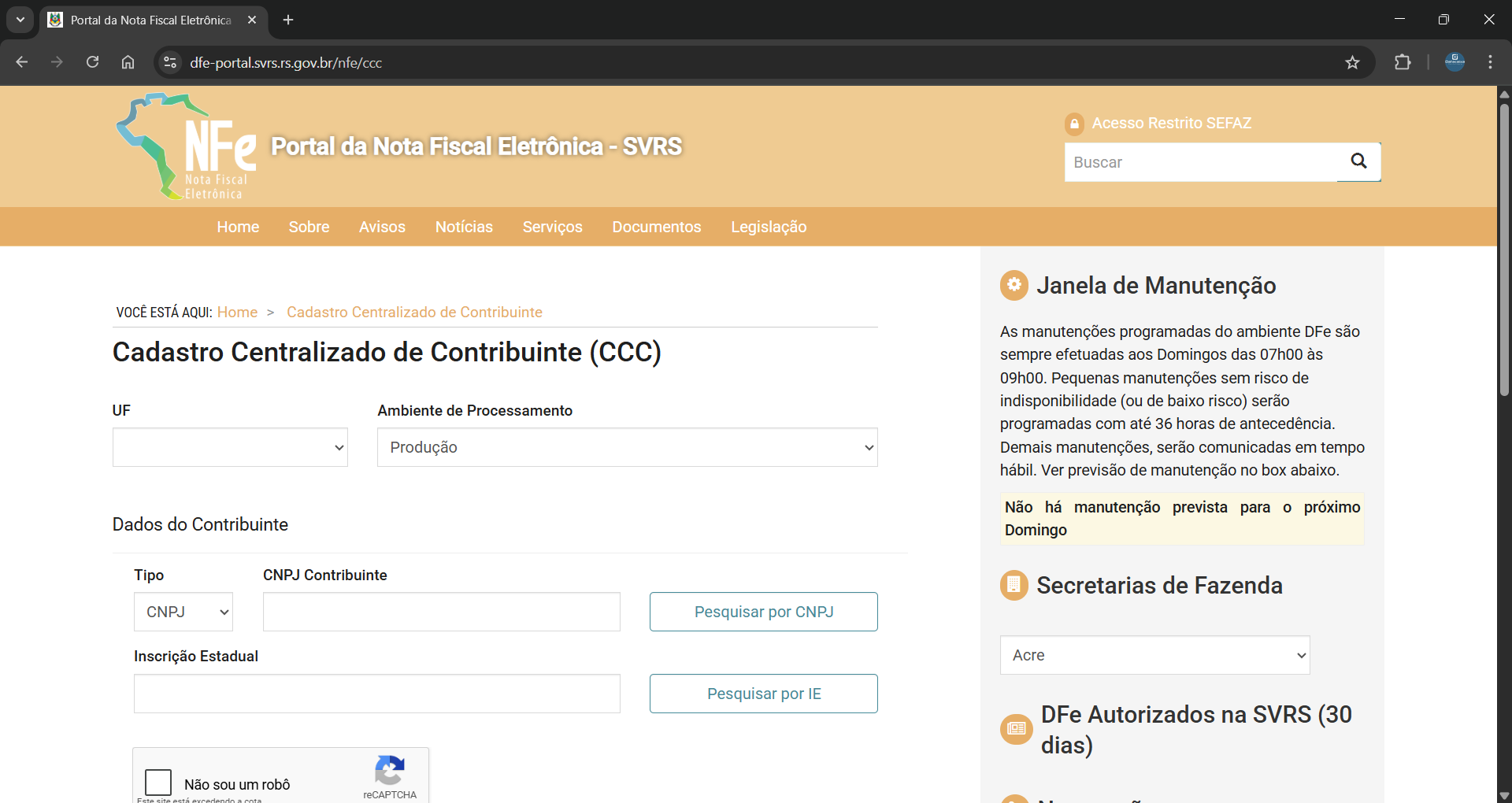 cadastro-centralizado-de-contribuinte | Datacaixa