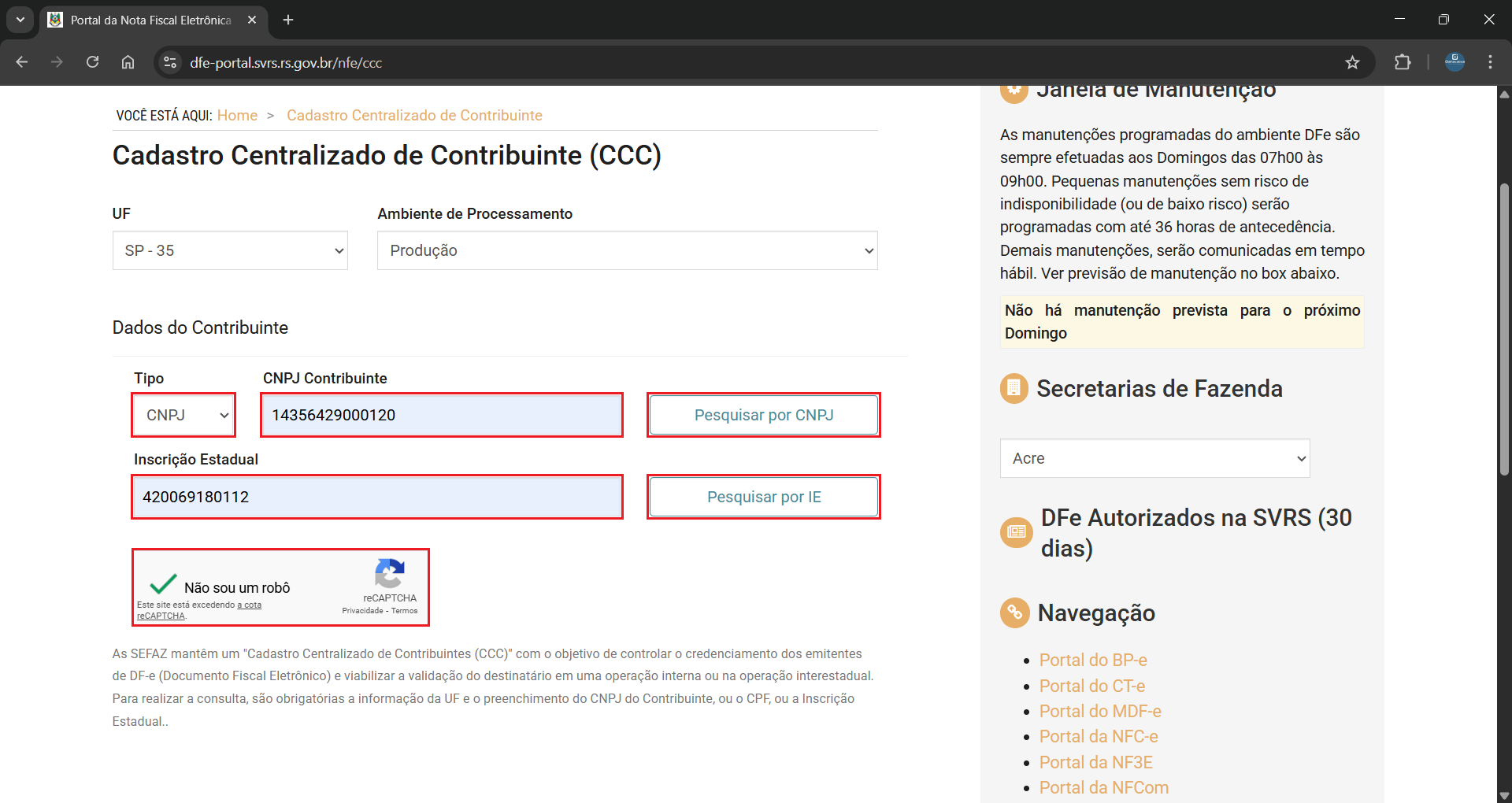 dados-do-contribuinte | Datacaixa