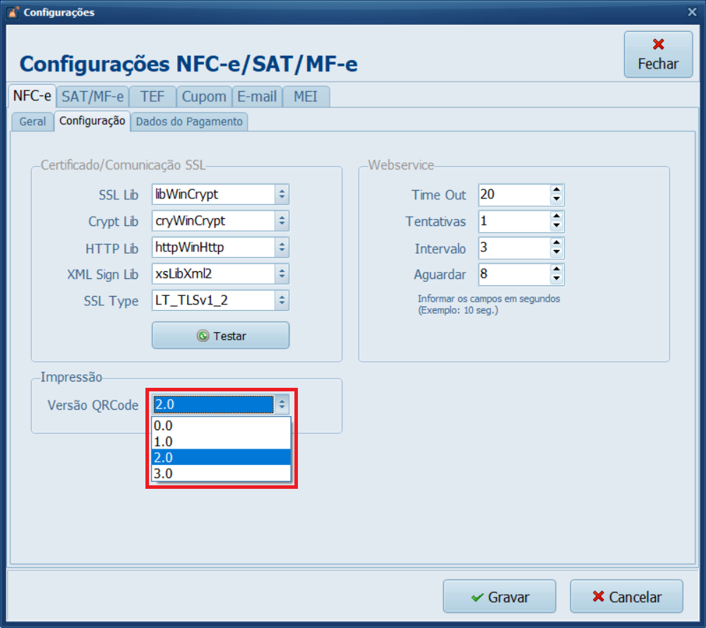 versão-qrcode-200-nfc-e | Datacaixa Rejeição 407