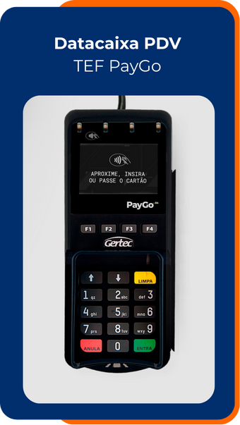 Datacaixa PDV integração com TEF PayGo | Datacaixa