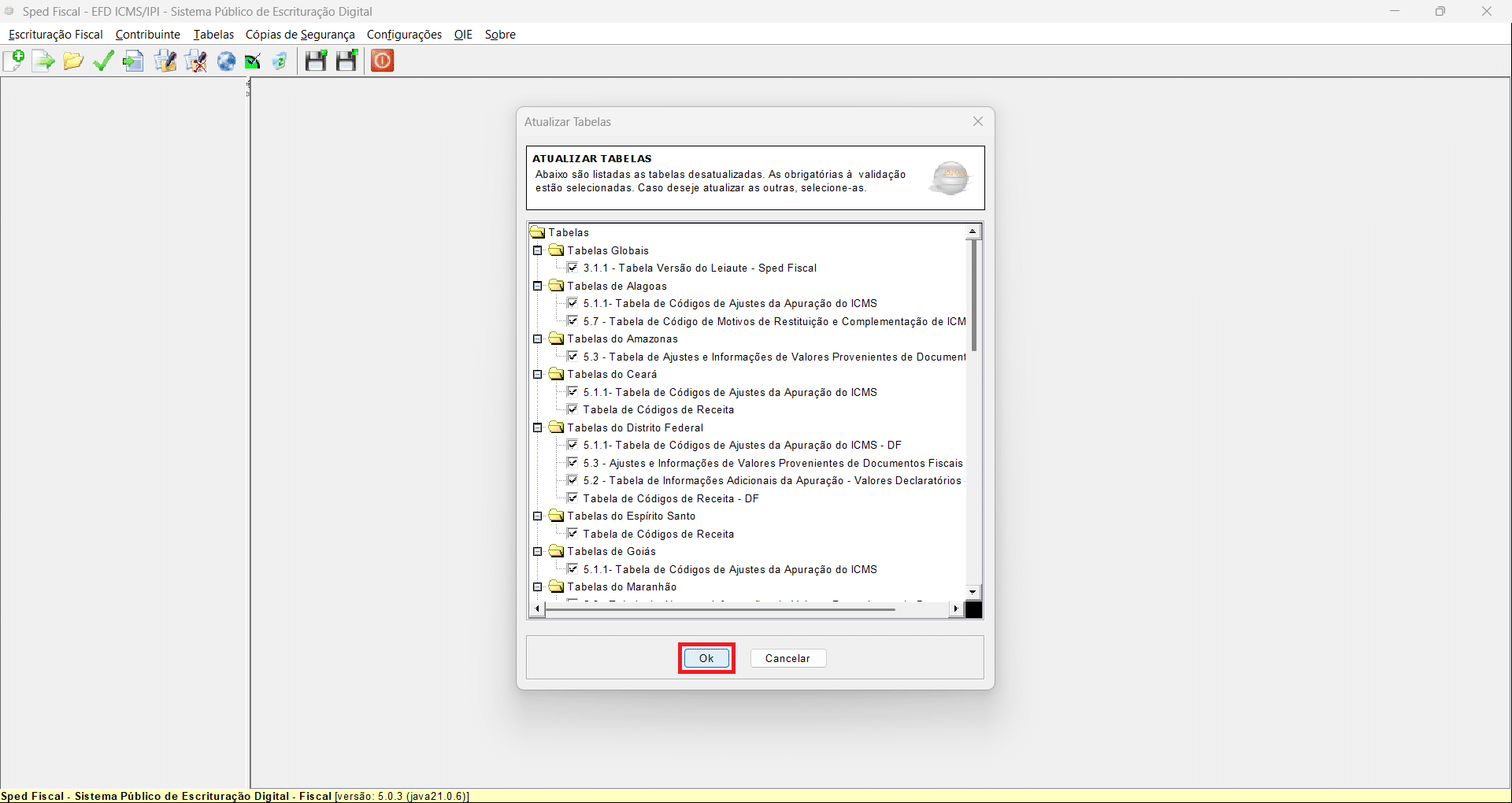 atualizar-tabelas-sped-ok | Datacaixa
