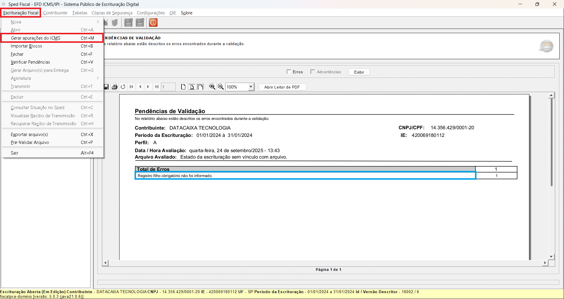 gerar-apuracoes-do-icms | Datacaixa