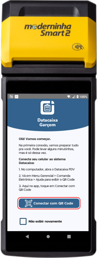 conectar-com-qr-code-datacaixa-garçom | Datacaixa