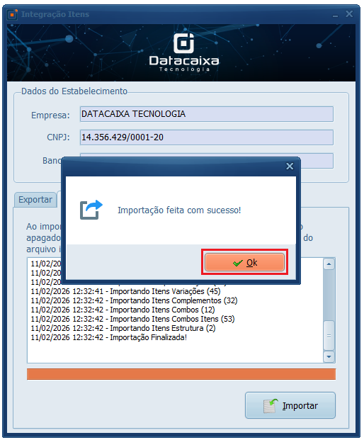 importação-sucesso | Datacaixa
