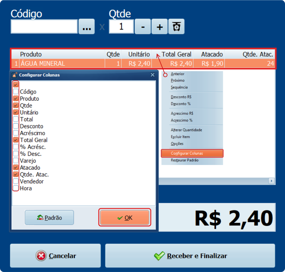 configurar-colunas | Datacaixa
